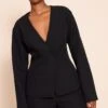 Black Tailored Cinched Waist Asymmetric Blazer 9 Black Tailored Cinched Waist Asymmetric Blazer -Pretty Little Thing Shop b013112b3ccfadbed30f44d706082e243dbc2f30 CNO1927 1 black tailored cinched waist asymmetric blazer