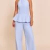 Prettylittlething Baby Blue Woven Peplum Hem Jumpsuit 11 Prettylittlething Baby Blue Woven Peplum Hem Jumpsuit -Pretty Little Thing Shop b0757b49e1f9d71bac4134854f8be4804953459d CNN5510 1 baby blue woven peplum hem jumpsuit