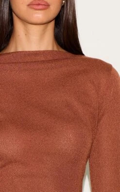 Prettylittlething Chestnut Textured Flute Sleeve Top 8 Prettylittlething Chestnut Textured Flute Sleeve Top -Pretty Little Thing Shop b1c06c34090eded98f64f90867de2e3c0ab86a67 CNM8976 4 chestnut textured flute sleeve long sleeve top