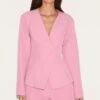 Prettylittlething Candy Pink Tailored Cinched Waist Asymmetric Blazer -Pretty Little Thing Shop b1c2cacfee133c110391e920988734037c33d238 CNM1827 1 candy pink tailored cinched waist asymmetric blazer