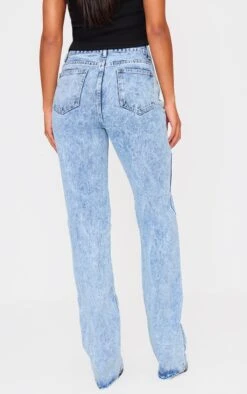 PRETTYLITTLETHING Acid Wash Ripped Long Leg Straight Jeans -Pretty Little Thing Shop b208a10f80c29ac36aab339e1965575c84ce6669 cmm4769 3