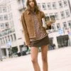 Prettylittlething Tan Pocket Detail Faux Suede Jacket