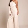 Prettylittlething Cream Woven Aysmetric Sintched Waist Jumpsuit -Pretty Little Thing Shop b26be86beab2cdc76a19edba4fd28eb3a6ee7710 CNO3082 1 cream woven aysmetric sintched waist jumpsuit