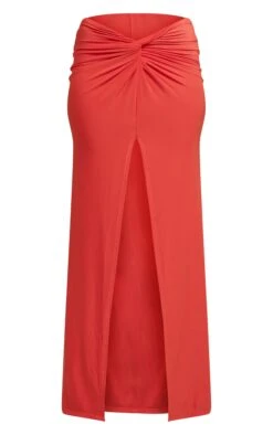 Prettylittlething Peach Slinky Knot Detail Maxi Skirt -Pretty Little Thing Shop b2cac5e59a1bd7a68eab0b0de3c3fe1ace5c7bcd CNN5336 5 peach slinky knot detail maxi skirt