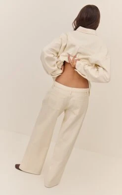 Prettylittlething Ecru Low Rise Wide Leg Style Jeans 7 Prettylittlething Ecru Low Rise Wide Leg Style Jeans -Pretty Little Thing Shop b322ee87158a13453795c2095ebef913ee06d1ce CNN9132 3 ecru low rise wide leg style jeans