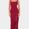 Burgundy Straight Neck Maxi Dress -Pretty Little Thing Shop b34044195cc0e40ef22be2669cd8127f9a6d61a7 cnl4000 1