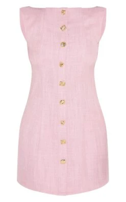 Prettylittlething Baby Pink Twill Button Down Bodycon Dress -Pretty Little Thing Shop b421f0516dd7ae55f157ae85c6541e9900894ed3 CNN8452 5 baby pink twill button down bodycon dress