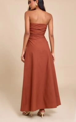 Prettylittlething Rust Bandeau Ruched Waist Detail Maxi Dress 6 Prettylittlething Rust Bandeau Ruched Waist Detail Maxi Dress -Pretty Little Thing Shop b580adf005e3b440f6a2e6c05a8592992a368518 CNM3541 2 rust bandeau ruched waist detail maxi dress
