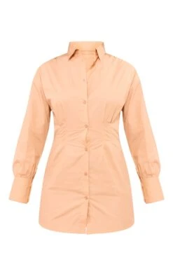 Prettylittlething Stone Fitted Waist Long Sleeve Shirt Dress -Pretty Little Thing Shop b5ecf9d8b6278c092ca241ba1b13875117338057 cmt6126 5