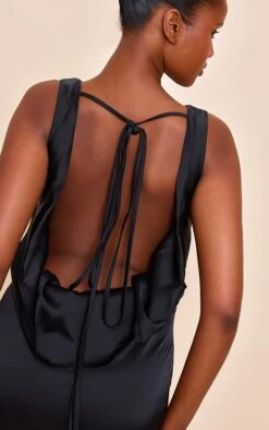 Prettylittlething Black Bridesmaid Satin Cowl Neck Maxi Dress -Pretty Little Thing Shop b5ffe9fa67d253e82986b660d3f284fefdc5ef04 CNM3633 4 black bridesmaid satin cowl neck maxi dress