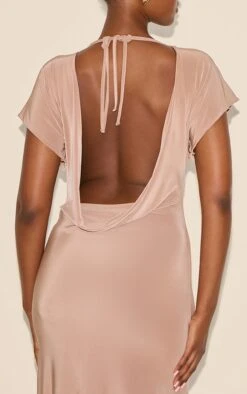 Prettylittlething Beige Double Layered Slinky Ruched Short Sleeve Maxi Dress 8 Prettylittlething Beige Double Layered Slinky Ruched Short Sleeve Maxi Dress -Pretty Little Thing Shop b6683d7f776ca86908d5413542f714fb68869e80 CNM8152 4 beige double layered slinky ruched short sleeve maxi dress