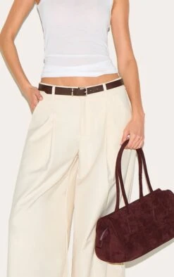 Prettylittlething Cream Woven Double Pleat Wide Leg Pants 8 Prettylittlething Cream Woven Double Pleat Wide Leg Pants -Pretty Little Thing Shop b691609a5faa6863c03d8ff5ff5458aec9025aef CNL7444 4 cream woven double pleat wide leg trousers