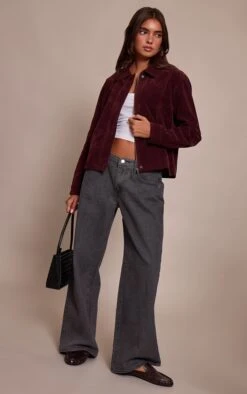 Prettylittlething Burgundy Faux Suede Concealed Placket Bomber Jacket -Pretty Little Thing Shop b6acbc0684ce9b0dda30e803a4644d0fb6772b3a CNN8370 3 burgundy faux suede concealed placket bomber jacket