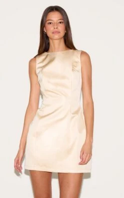 Prettylittlething Almond Satin Boat Neck Mini Dress 7 Prettylittlething Almond Satin Boat Neck Mini Dress -Pretty Little Thing Shop b6d228c9bda7bc4dc5f216db5346f778f4117406 CNM0579 3 almond satin boat neck mini dress