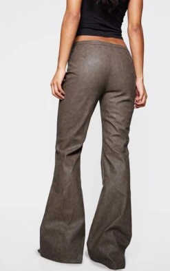 Prettylittlething Brown Faux Leather Lace Up Detail Low Rise Straight Leg Pants 7 Prettylittlething Brown Faux Leather Lace Up Detail Low Rise Straight Leg Pants -Pretty Little Thing Shop b6f96ef8c8244beba9c1f57ba886045ab27a66ed cnk2049 3