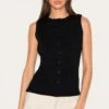 Prettylittlething Black Button Through Sleeveless Top 10 Prettylittlething Black Button Through Sleeveless Top -Pretty Little Thing Shop b82e8c10d50098c384098b11403a296bfc696dbf CNM9207 1 black button through sleeveless top