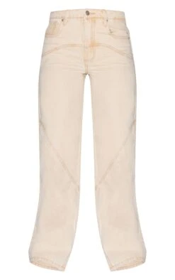 Prettylittlething Sand Western Seam Detail Jeans -Pretty Little Thing Shop b84a33da9d4141f7738afae4644fd3baebf2c1c6 CNN2895 5 sand western seam detail jeans