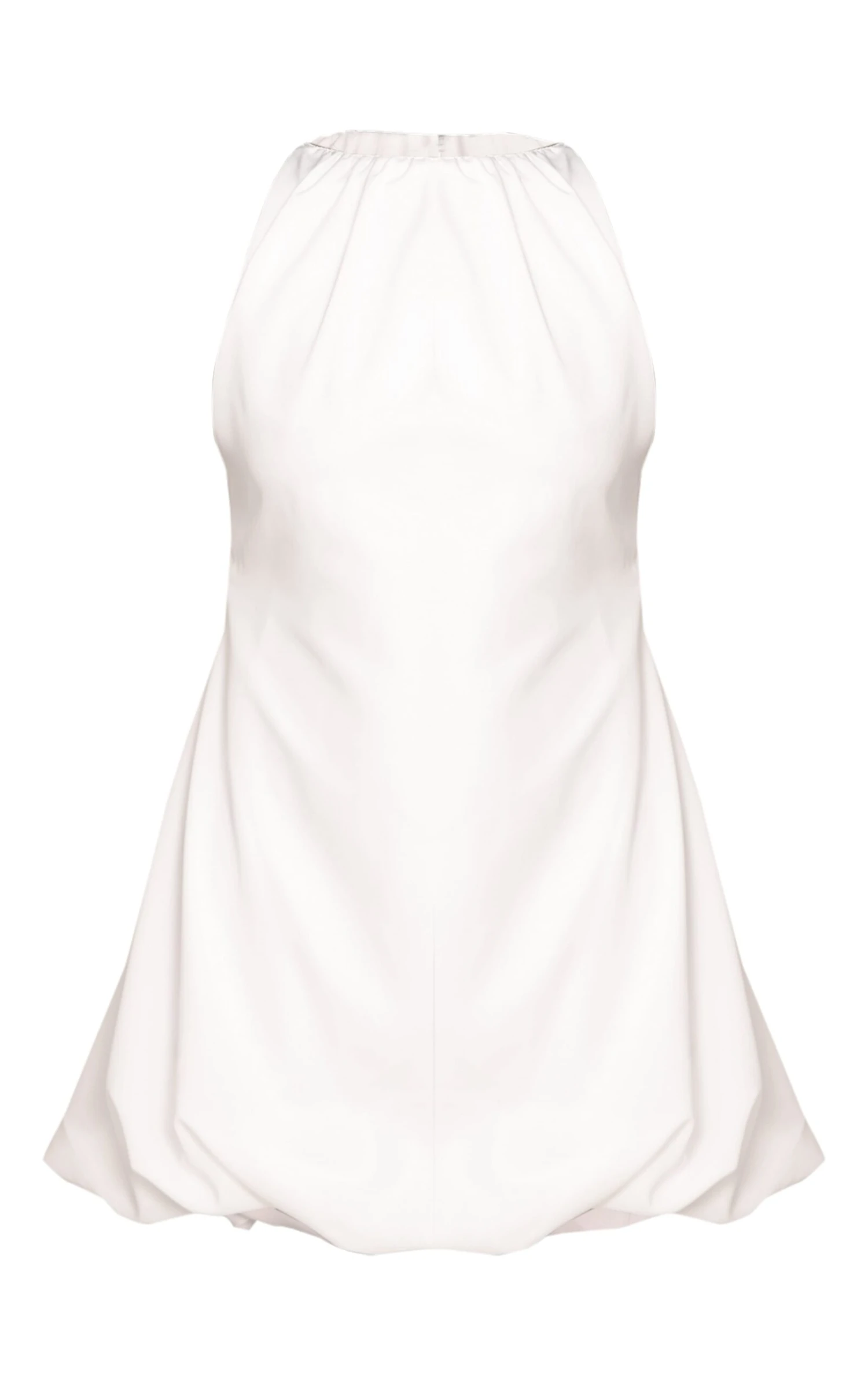 Prettylittlething White Boat Neck Puffball Dress 5 Prettylittlething White Boat Neck Puffball Dress - Image 5