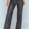 Prettylittlething Washed Black Faux Leather Straight Leg Pants -Pretty Little Thing Shop b8e7f586e3bd59678ef7f4d5ce8afb079413403d cnf7439 2