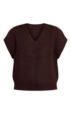 Chocolate Sleeveless Knit Sweater 9 Chocolate Sleeveless Knit Sweater -Pretty Little Thing Shop b906444e5c195e474e7d9dd17c37f7b460202e79 CNN9640 5 chocolate sleeveless knit jumper
