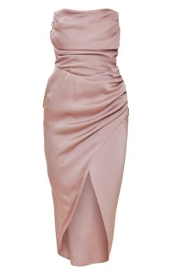 Prettylittlething Blush Satin Bandeau Ruched Detail Midiaxi Dress -Pretty Little Thing Shop bab749b123610ce4bf3a4de5ac007980850f0ca4 cnd0012 5