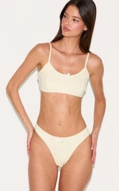 Prettylittlething Lemon Jersey Ribbed Bralette And Thong Lingerie Set -Pretty Little Thing Shop bacfbbaa703454dad7f0b48059e98c60398237ac CNM6598 4 lemon jersey ribbed bralette and thong lingerie set