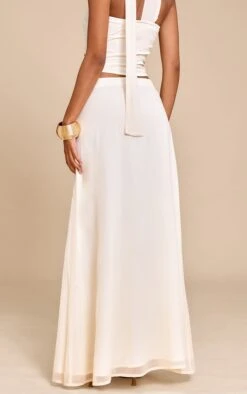Prettylittlething Cream Chiffon Maxi Skirt -Pretty Little Thing Shop bae9888c86957c365d604a1eb4c96c40e32c15b5 CNM3915 3 cream chiffon maxi skirt