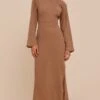Prettylittlething Taupe Textured Long Sleeve Maxi Dress -Pretty Little Thing Shop bb323c4f213d85d38249e889bdeed5339b2b1d76 CNM3601 1 taupe textured long sleeve maxi dress
