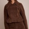 Dark Brown Suede Biker Jacket -Pretty Little Thing Shop bb7b524499616f0697572a900d343549a56b96f3 CNO0650 1 dark brown suede biker jacket