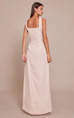 Prettylittlething Cream Woven Scoop Neck Midaxi Dress -Pretty Little Thing Shop bb96e5fc3ddd679bb27bdfd5bb74cc54f7e75eac cno3580 2 cream woven scoop neck midaxi dress