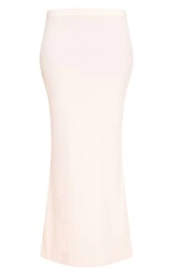 Prettylittlething White Textured Lined Maxi Skirt -Pretty Little Thing Shop bba12677da7c284d1fc82ff37dc63197dec1e849 CNN7590 6 white textured lined maxi skirt