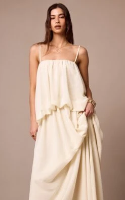Prettylittlething Cream Chiffon Layered Puffball Maxi Dress 8 Prettylittlething Cream Chiffon Layered Puffball Maxi Dress -Pretty Little Thing Shop bc308a63fa0f3d7891d34dc3c64c4bddc6b818c1 CNM4470 4 cream chiffon layered puffball maxi dress