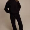 Black Cotton Fleece Cuffed Sweatpants -Pretty Little Thing Shop bc56f448378801be5f7d63c7026d03ab80a36613 CNO0248 1 black cotton fleece cuffed sweatpants