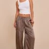 Prettylittlething Grey Textured Woven Printed Satin Wide Leg Pants -Pretty Little Thing Shop bd5efe161bb0b4dc845e8c92b5654d2780daaa80 CNN3298 2 grey textured woven printed satin wide leg trousers