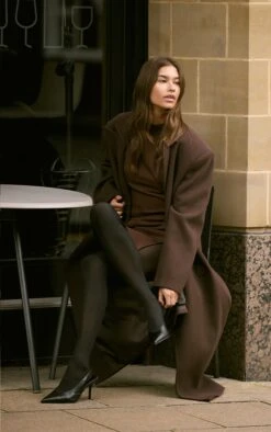 Prettylittlething Chocolate Woven High Neck Pocket Detail Bodycon Dress -Pretty Little Thing Shop bd646b9b918c797e6192dd5ce2722cb73341f760 CNO3581 3 chocolate woven high neck pocket detail bodycon dress