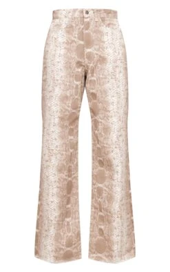 Prettylittlething Light Brown Snake Print Wide Leg Jeans 9 Prettylittlething Light Brown Snake Print Wide Leg Jeans -Pretty Little Thing Shop bde54aff365efca5305480dd6c95f197ba731d13 cnj6522 5