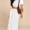 Prettylittlething White Shirred Waist Low Rise Maxi Skirt 10 Prettylittlething White Shirred Waist Low Rise Maxi Skirt -Pretty Little Thing Shop bdf4c66d56ddf70d1c0673d102050dc8671f1964 CNM1726 1 white sheered waist low rise maxi skirt