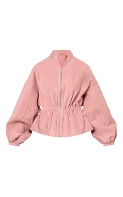 Prettylittlething Pink Cinched Waist Suede Jacket -Pretty Little Thing Shop bdfe156dfadfdd288c98051cc81a671fa48726b6 CNN7106 5 pink cinched waist suede jacket