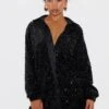 Prettylittlething Black Velvet Sequin Oversized Shirt Dress -Pretty Little Thing Shop be4aa4512dc17d6291653d4633c72e41e45020bb cnb5124 1