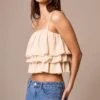 Prettylittlething Cream Chiffon Layered Puffball Cami Top -Pretty Little Thing Shop be6493fd26d8b8299ca4396364082c71f4684c04 CNM4354 1 cream chiffon layered puffball cami top