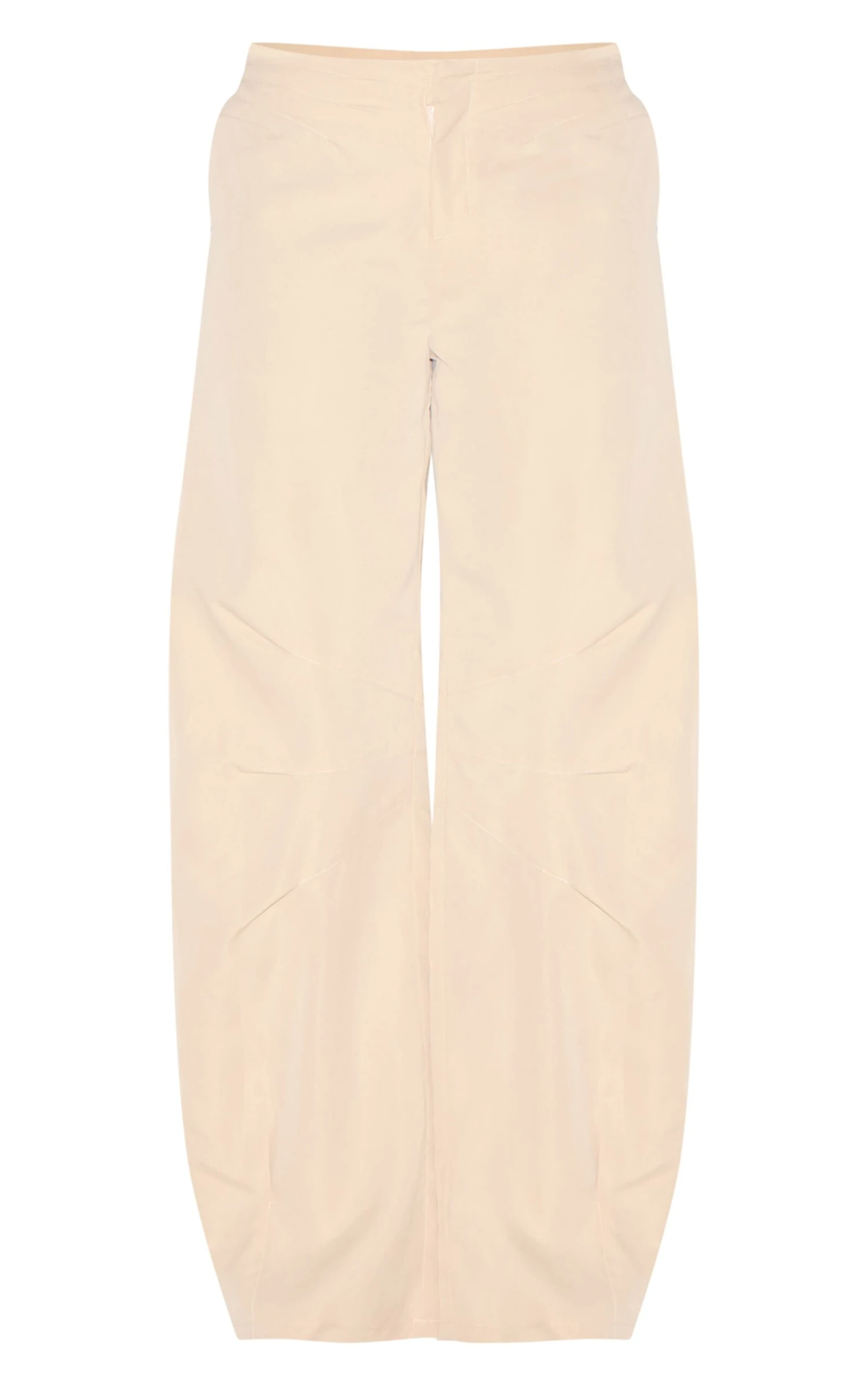 Prettylittlething Stone Woven Tailored Barrel Leg Pants 5 Prettylittlething Stone Woven Tailored Barrel Leg Pants - Image 5