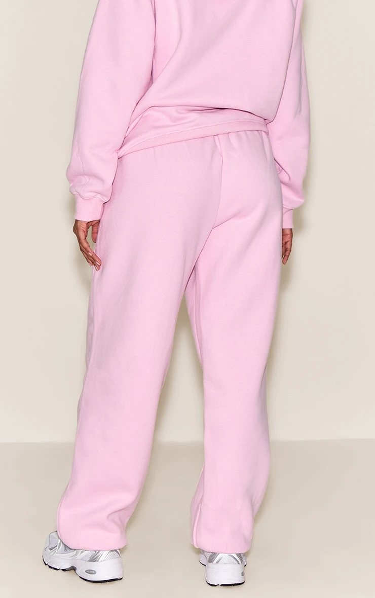 Pink Pintuck Oversized Cuffed Sweatpant 3 Pink Pintuck Oversized Cuffed Sweatpant - Image 3
