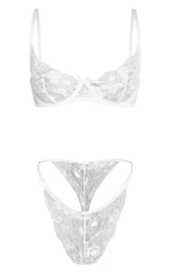 Prettylittlething White Lace Underwire Lingerie Set -Pretty Little Thing Shop bfa8834b3fd8a6a0c9d00ab12494e825669adc9b CNN2216 5 white lace underwire lingerie set