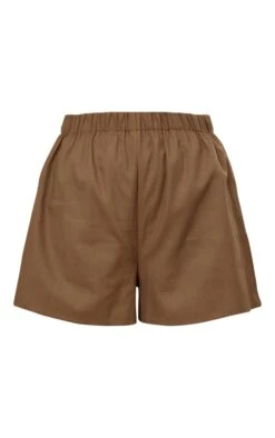Prettylittlething Khaki Woven Elastic Waist Floaty Shorts 11 Prettylittlething Khaki Woven Elastic Waist Floaty Shorts -Pretty Little Thing Shop c012a59eec6a1b1aad416eb2c9aca974f641b21c cne0234 6