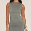 Prettylittlething Khaki Stretch Woven Boat Neck Shift Dress -Pretty Little Thing Shop c0464b21b3d5e1e18607f8a5549fdd306c286672 CNN3769 1 khaki stretch woven boat neck shift dress