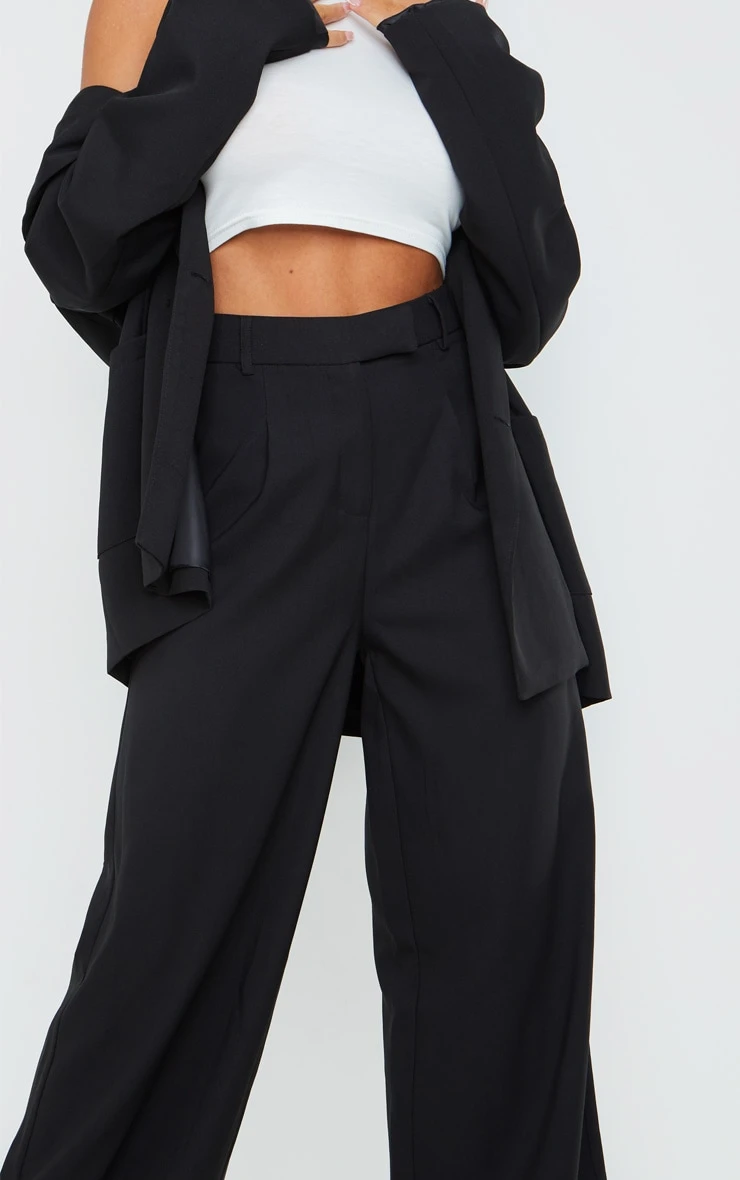Prettylittlething Tailored Woven Wide Leg Pants 3 Prettylittlething Tailored Woven Wide Leg Pants - Image 3