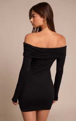 Prettylittlething Black Soft Touch Jersey Bardot Bodycon Dress 5 Prettylittlething Black Soft Touch Jersey Bardot Bodycon Dress -Pretty Little Thing Shop c0ca88816c35488b316b3d29ea7be12ec3641fb8 CNO3510 2 black soft touch jersey bardot bodycon dress