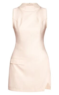 Prettylittlething Cream Woven High Neck Sleeveless Bodycon Dress -Pretty Little Thing Shop c11e93c1af043c65ac7a85c1c4f5bc7bf9526b38 CNO3534 5 cream woven high neck sleeveless bodycon dress