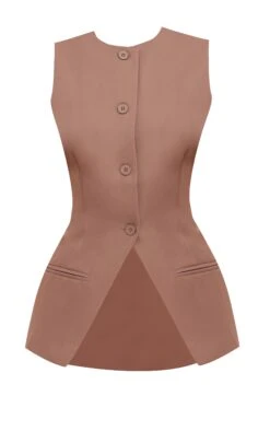 Prettylittlething Mushroom Button Up Sleeveless Vest -Pretty Little Thing Shop c15304859cf681d9bb8dfd228ef5330b38123e73 CNM1411 5 mushroom button up sleeveless waistcoat