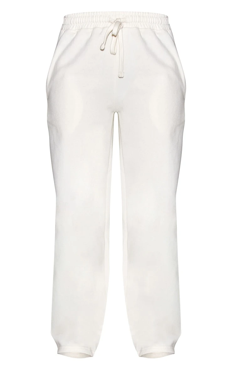 Prettylittlething Cream Wide Leg Oversized Sweatpants 5 Prettylittlething Cream Wide Leg Oversized Sweatpants - Image 5
